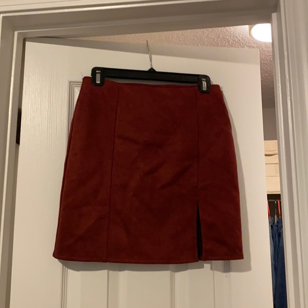 Windsor Faux Suede Skirt